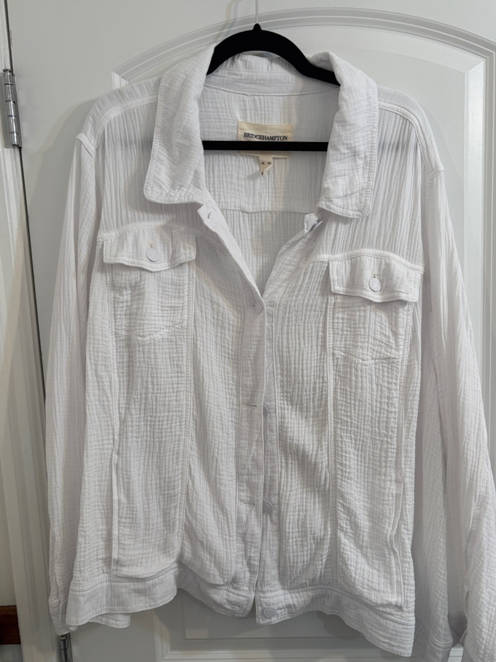 Isaac Mizrahi Live Bridgehampton Cotton Gauze Jacket